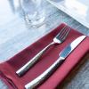Arkwright Restaurant Cloth Napkins – (Case of 300) Spun Polyester Bulk Dinner Napkin with Hemmed Edges – Ideal for Dinner, Wedding, Party, Banquet, Kitchen, 20 x 20 in, Navy(Burgundy)