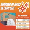 Arkwright T-Shirt Rags Bulk, 50 lb Box, Cotton Cleaning Towels, Low Lint Knit Wiping Cloths for Paint, Stain, Grease, Shop and Auto Use, Absorbent Machine Washable, White(10 lb Bag)