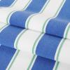 Aston & Arden Striped Beach Towel – Oversized 35 x 70 Soft Plush Thick Cotton, 600 GMS Heavy & Luxury for Pool Chairs, Resort, and Hot Tub, Gray/Navy(Blue/Green)
