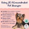 Bobbi Panter Moisture & Shine Dog Shampoo Argan Oil, Chamomile & Peppermint – Deep Nourishing Natural Formula for Soft, Shiny Coat, Tear-Free, 20:1 Concentrate, 1 Gallon (Case of 4)(Peach)