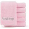 Arkwright Makeup Remover Fingertip Towels Bulk- Microfiber Coral Fleece Face Towels, Ultra Soft Reusable Washcloths, Gentle Facial Cleansing for Waterproof Makeup, 11 x 17, Pink (Case of 72)(72)
