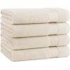 Arkwright Makeup Remover Washcloths, Pack of 6, 100% Cotton Soft Quick Dry Reusable Face Towels for Makeup Removal and Facial Cleansing, 13 x 13 in, Black(Alabaster Ivory)