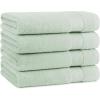 Arkwright Makeup Remover Washcloths, Pack of 6, 100% Cotton Soft Quick Dry Reusable Face Towels for Makeup Removal and Facial Cleansing, 13 x 13 in, Black(Eucalyptus Green)