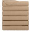 Arkwright Polar Fleece Throw Blankets Bulk – Case of 24 – Ultra Soft Cozy Blanket for Car, Camping, Couch, Office, Outdoor, Home, and Bed, 50 x 60 in, Assorted Colors(Beige)