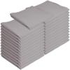 Arkwright Restaurant Cloth Napkins – (Case of 300) Spun Polyester Bulk Dinner Napkin with Hemmed Edges – Ideal for Dinner, Wedding, Party, Banquet, Kitchen, 20 x 20 in, Navy(Gray)