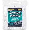 Arkwright TT60 Terry Cloth Rags, Pack of 60, 100% Cotton Cleaning Towels for Kitchen, Auto Shop and Bar Use, Absorbent Machine Washable, 14 x 17 in, White(Pack of 60)
