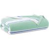 Aston & Arden Striped Beach Towel – Oversized 35 x 70 Soft Plush Thick Cotton, 600 GMS Heavy & Luxury for Pool Chairs, Resort, and Hot Tub, Gray/Navy(Green/Blue)