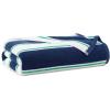 Aston & Arden Striped Beach Towel – Oversized 35 x 70 Soft Plush Thick Cotton, 600 GMS Heavy & Luxury for Pool Chairs, Resort, and Hot Tub, Gray/Navy(Navy/Green)
