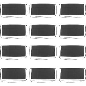 Arkwright 3 Pocket Waist Aprons – Professional Waiter Server Apron for Women & Men, Unisex Kitchen Apron(Black)