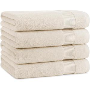 Arkwright Makeup Remover Washcloths, Pack of 6, 100% Cotton Soft Quick Dry Reusable Face Towels for Makeup Removal and Facial Cleansing, 13 x 13 in, Black(Alabaster Ivory)