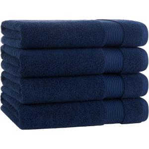 Arkwright Makeup Remover Washcloths, Pack of 6, 100% Cotton Soft Quick Dry Reusable Face Towels for Makeup Removal and Facial Cleansing, 13 x 13 in, Black(Lapis Navy)