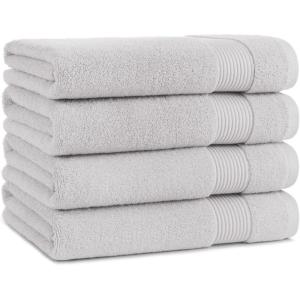Arkwright Makeup Remover Washcloths, Pack of 6, 100% Cotton Soft Quick Dry Reusable Face Towels for Makeup Removal and Facial Cleansing, 13 x 13 in, Black(Titanium Grey)