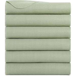 Arkwright Polar Fleece Throw Blankets Bulk – Case of 24 – Ultra Soft Cozy Blanket for Car, Camping, Couch, Office, Outdoor, Home, and Bed, 50 x 60 in, Assorted Colors(Green)