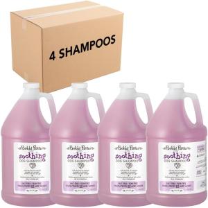 Bobbi Panter Hypoallergenic Dog Shampoo Honey, Aloe Vera, Chamomile & Rosemary – Dye & Fragrance Free Natural Formula for Sensitive & Allergy Skin, Tear-Free, 30:1 Concentrate, 1 Gallon (Case of 4)(Lavender)