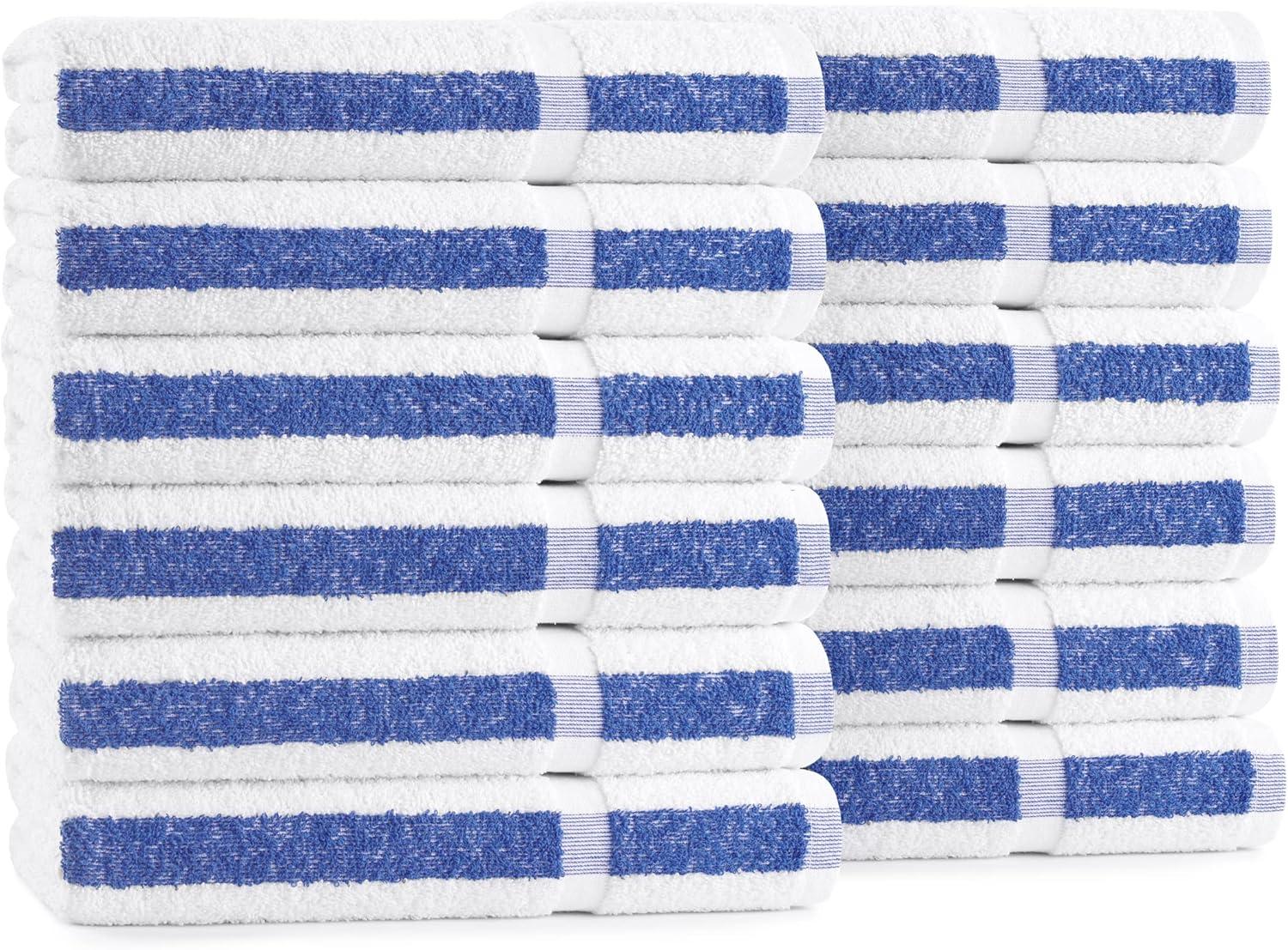 image:imageArkwright Admiral Spa Hand Towels Bulk Pack of 12 Lightweight Absorbent Bathroom Towel Quick Dry Cotton Perfect for Home Resort Spa and Shower 16 x 27 in White12