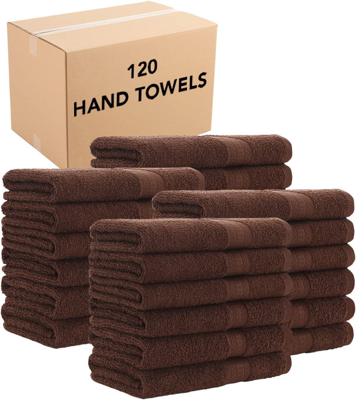 image:imageArkwright True Color Solid Wash Cloths Soft 100 Cotton Washcloths 12 Pack Lightweight 475 GSM Absorbent amp Quick Dry for Face and Body 12 x 12 in BeigeBrown