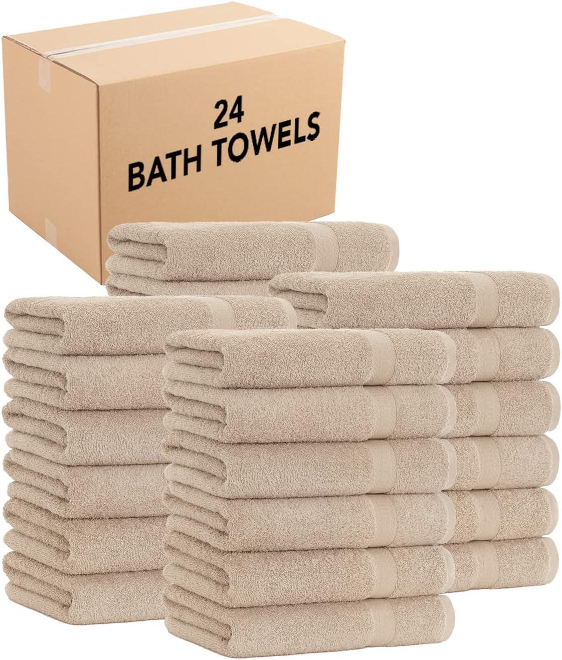 image:imageArkwright True Color Solid Wash Cloths Soft 100 Cotton Washcloths 12 Pack Lightweight 475 GSM Absorbent amp Quick Dry for Face and Body 12 x 12 in BeigeBeige