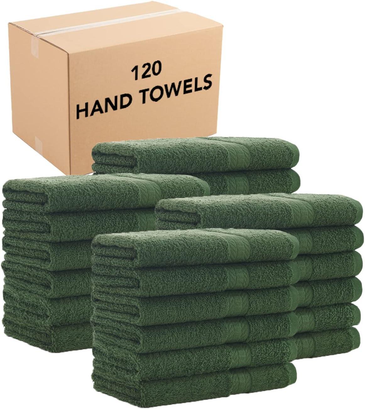 image:imageArkwright True Color Solid Wash Cloths Soft 100 Cotton Washcloths 12 Pack Lightweight 475 GSM Absorbent amp Quick Dry for Face and Body 12 x 12 in BeigeGreen