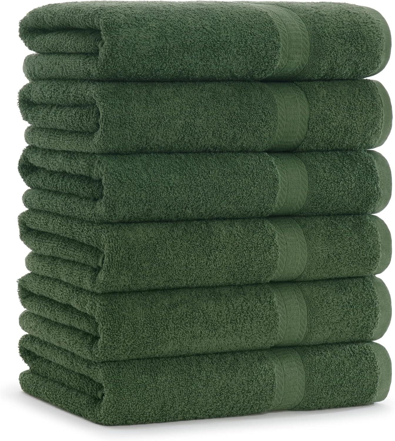 image:imageArkwright True Color Solid Wash Cloths Soft 100 Cotton Washcloths 12 Pack Lightweight 475 GSM Absorbent amp Quick Dry for Face and Body 12 x 12 in BeigeGreen