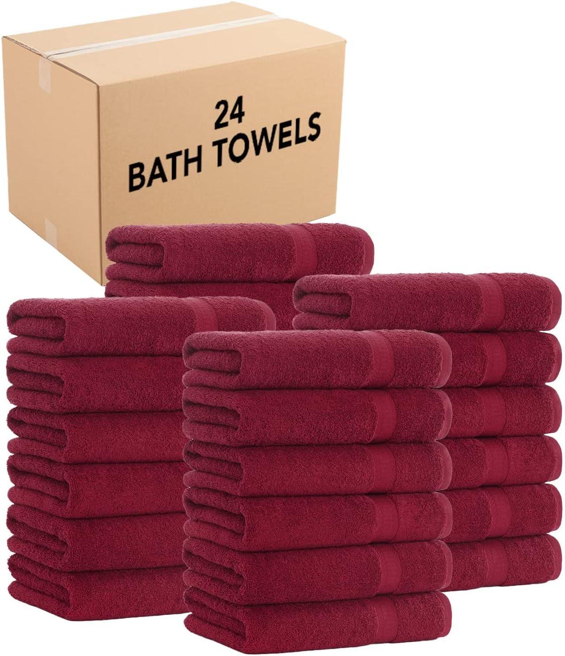 image:imageArkwright True Color Solid Wash Cloths Soft 100 Cotton Washcloths 12 Pack Lightweight 475 GSM Absorbent amp Quick Dry for Face and Body 12 x 12 in BeigeBurgundy