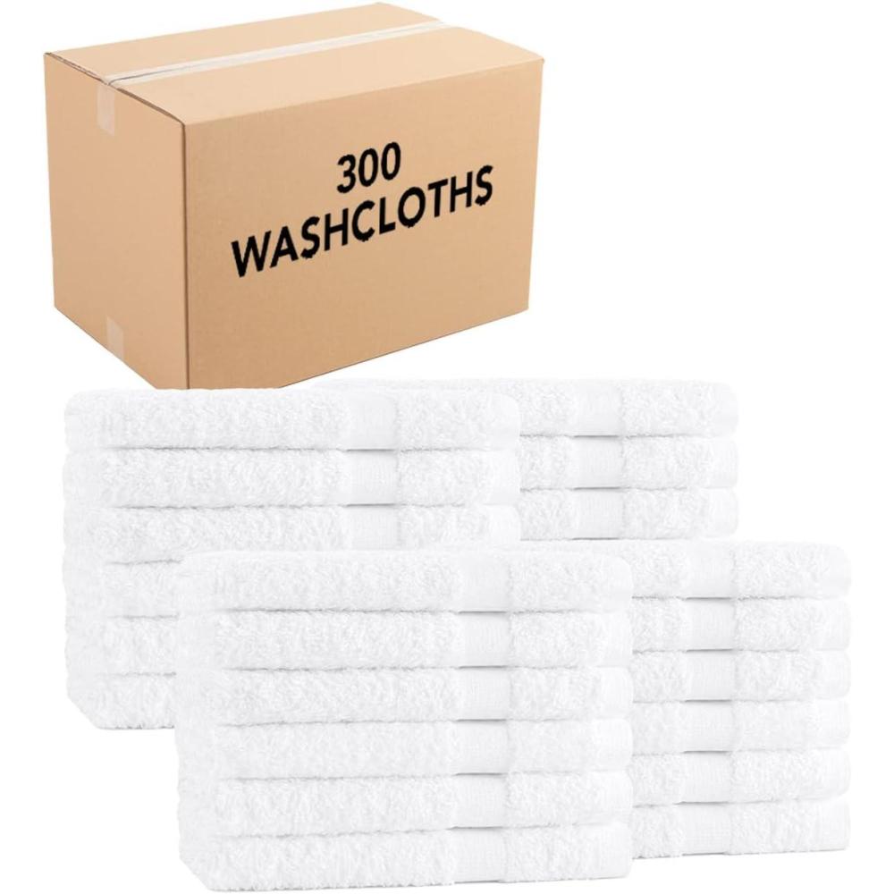 image:imageArkwright Admiral Spa Hand Towels Bulk Pack of 12 Lightweight Absorbent Bathroom Towel Quick Dry Cotton Perfect for Home Resort Spa and Shower 16 x 27 in White300