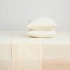 Arkwright Bulk Twin Flat Sheets – Pack of 6 – Soft Brushed Microfiber Hypoallergenic Top Sheet only with Wrinkle Resistant, Bedding Essentials for Hosts and Hotels, White(Ivory)