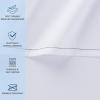 Arkwright Bulk Twin Flat Sheets – Pack of 6 – Soft Brushed Microfiber Hypoallergenic Top Sheet only with Wrinkle Resistant, Bedding Essentials for Hosts and Hotels, White(White)