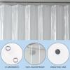 Arkwright Heavy Duty Shower Curtain Liner – 2 Pack – 100% Waterproof, 8G PEVA with Rust-Proof Metal Grommets & Weighted Hem, Standard Size for Bathroom, 72 x 72 in, Clear(1)