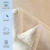 Arkwright Sherpa Fleece Throw Blanket – Plush Fluffy Warm Reversible Soft Sherpa Throw Blanket for Home, Couch, Sofa, Bed, Camping and Travel, 50×60 in, Grey(Irish Cream Tan)