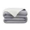Arkwright Sherpa Fleece Throw Blanket – Plush Fluffy Warm Reversible Soft Sherpa Throw Blanket for Home, Couch, Sofa, Bed, Camping and Travel, 50×60 in, Grey(Alloy Grey)