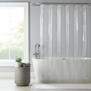 Arkwright Heavy Duty Shower Curtain Liner – 2 Pack – 100% Waterproof, 8G PEVA with Rust-Proof Metal Grommets & Weighted Hem, Standard Size for Bathroom, 72 x 72 in, Clear(1)