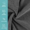 Arkwright Bleach Resistant Salon Towels 24 Pack – Microfiber Hair Towels, Soft, Absorbent, Quick Dry, Lint Free Spa & Barber Towels for Hair Stylist, Nail Salon & Esthetician, 16 x 27, Black(Grey)