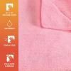 Arkwright Microfiber Cleaning Cloths – (Pack of 12) Lint & Streak-Free Drying Wash Towels, 320 GSM Super Absorbent & Quick Dry, Perfect Cleaner for Car, Glass, and Window, 12 x 12 in, Pink(Pink)