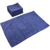 Arkwright Microfiber Gym Towel – Pack of 12 – Super Soft, Quick Dry Workout Sweat Towels, 300 GSM Lightweight & Absorbent for Sports, Working Out, Yoga, and Spa, 16 x 27 in, Black(Navy)