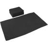 Arkwright Microfiber Gym Towel – Pack of 12 – Super Soft, Quick Dry Workout Sweat Towels, 300 GSM Lightweight & Absorbent for Sports, Working Out, Yoga, and Spa, 16 x 27 in, Black(Black)
