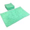 Arkwright Microfiber Gym Towel – Pack of 12 – Super Soft, Quick Dry Workout Sweat Towels, 300 GSM Lightweight & Absorbent for Sports, Working Out, Yoga, and Spa, 16 x 27 in, Black(Green)