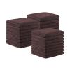 Arkwright Bleach Resistant Salon Towels 24 Pack – Microfiber Hair Towels, Soft, Absorbent, Quick Dry, Lint Free Spa & Barber Towels for Hair Stylist, Nail Salon & Esthetician, 16 x 27, Black(Brown)
