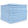 Arkwright Microfiber Cleaning Cloths – (Pack of 12) Lint & Streak-Free Drying Wash Towels, 320 GSM Super Absorbent & Quick Dry, Perfect Cleaner for Car, Glass, and Window, 12 x 12 in, Pink(Blue)