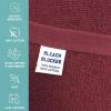 Arkwright Bleach Resistant Salon Towels 12 Pack – 100% Cotton Hair Towels, Soft, Absorbent, Quick Dry Spa & Barber Towels for Hair Stylist, Nail Salon & Esthetician, 16 x 27, Black(Burgundy)