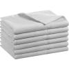 Arkwright Bulk Microfiber Queen Pillow Cases – Pack of 12 – Soft Hypoallergenic Pillowcases and Bedding Essentials for Hosts and Hotels, Standard, White(Grey)