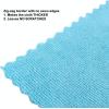Arkwright SmartEdge Microfiber Cleaning Cloths – (Pack of 12) Thick Edge Less Dish Drying Towel for Car, Polishing, Washing, and Auto Detailing, 16 x 16 in, Blue(Blue)