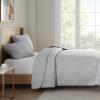 Arkwright Twin/TwinXL Quilt Set – Case of 4 – Soft Brushed Lightweight Microfiber Bedspread Coverlet Bedding Sets for All Seasons (1 Quilt, 1 Pillowcase Sham), 68×90 in, Almond Milk Tan(Harbor Mist Grey)
