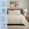 Arkwright Twin/TwinXL Quilt Set – Case of 4 – Soft Brushed Lightweight Microfiber Bedspread Coverlet Bedding Sets for All Seasons (1 Quilt, 1 Pillowcase Sham), 68×90 in, Almond Milk Tan(Almond Milk Tan)