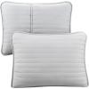 Arkwright Twin/TwinXL Quilt Set – Case of 4 – Soft Brushed Lightweight Microfiber Bedspread Coverlet Bedding Sets for All Seasons (1 Quilt, 1 Pillowcase Sham), 68×90 in, Almond Milk Tan(Harbor Mist Grey)