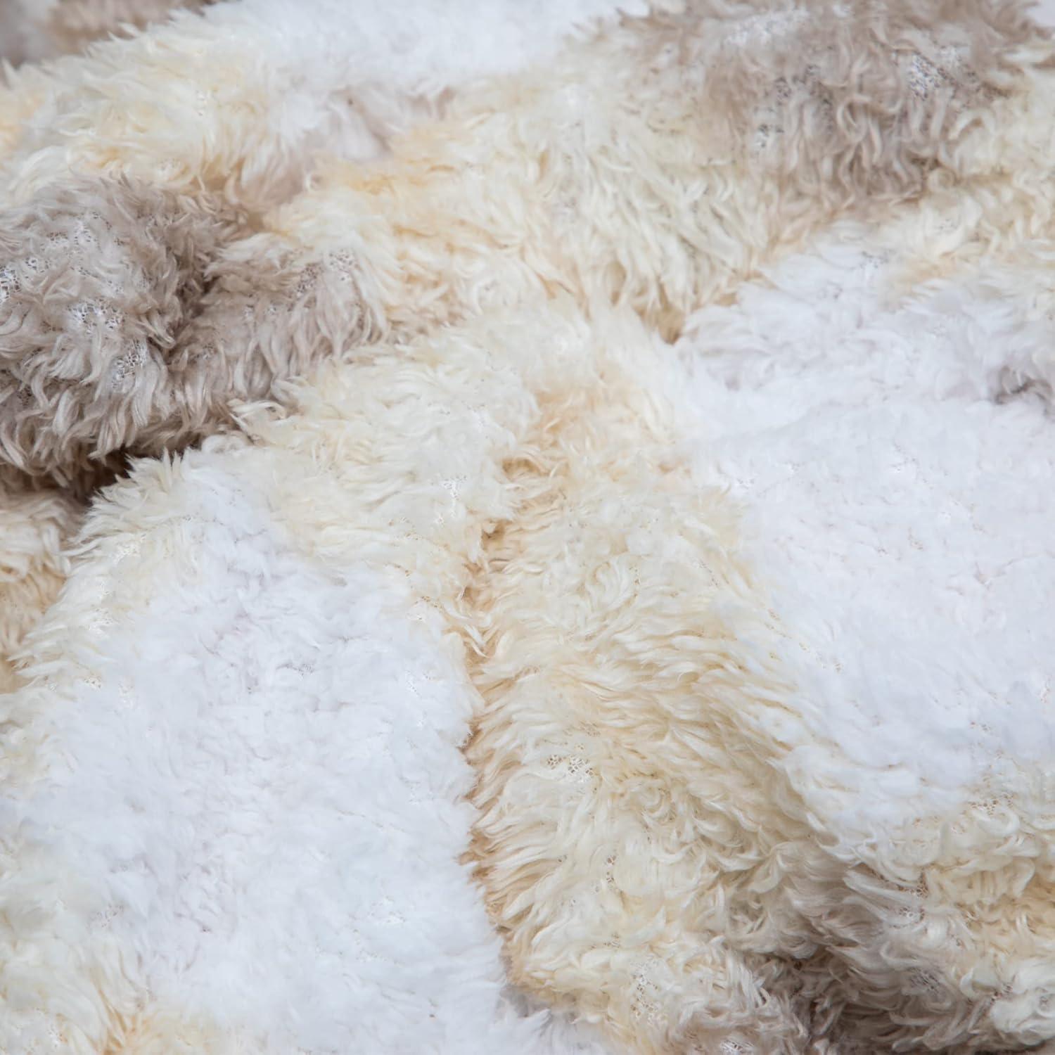 image:imageArkwright Sherpa Picnic Check Throw Blankets Case of 24 Soft Cozy and Warm Polyester Bulk Throw Set for Bed Couch and Travel 50 x 60 in Assorted Check