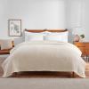 Arkwright Basket Weave Throw Blanket – 100% Ringspun Cotton All Season Throws, Luxury Hotel Quality, Soft on Skin, Breathable, 300 GSM for Bed, Sofa, and Chair, 50 X 70 in, Beige(Almond Milk Taupe)