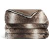 Aston & Arden Luxury Faux Fur Blanket – Ultra Soft, Plush & Fuzzy Throw in Giftable Box, Real Fox Furry Texture, All Season Decorative for Sofa, Couch, and Bed, 50×70, Bronze Moon(Bronze Moon)