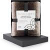 Aston & Arden Luxury Faux Fur Blanket – Ultra Soft, Plush & Fuzzy Throw in Giftable Box, Real Fox Furry Texture, All Season Decorative for Sofa, Couch, and Bed, 50×70, Bronze Moon(Bronze Moon)