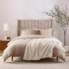 Aston & Arden Luxury Faux Fur Blanket – Ultra Soft, Plush & Fuzzy Throw in Giftable Box, Real Fox Furry Texture, All Season Decorative for Sofa, Couch, and Bed, 50×70, Bronze Moon(Cottontail Ivory)