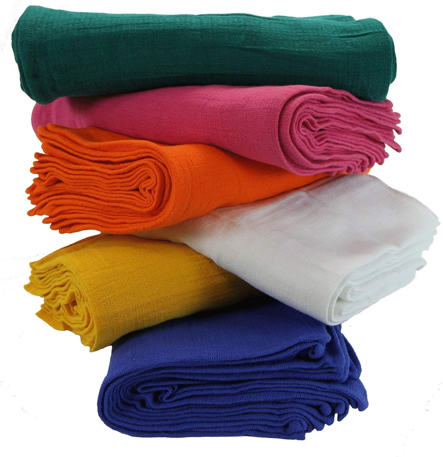 image:imageArkwright Microfiber Huck Towels Pack of 12 Lint Free Surgical Cleaning Cloths for Glass Windows Auto Detailing and Professional Use 16 x 26 in BlueBlue